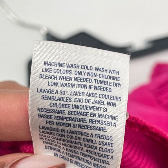 Ralph Lauren Girl’s Pink Sleeveless 100% Cotton Tiered Dress Size 4/5 - Picture 14 of 15